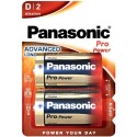 PANASONIC - BATERIA ALCALINA D PRO POWER LR20 BLISTER*2