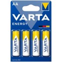 VARTA - ENERGY ALKALINE BATTERIE AA LR6 BLISTER*4