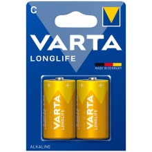 VARTA - BATERIA ALCALINA DE LONGA VIDA C LR14 BLISTER*2