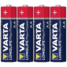 VARTA - MAX POWER ALKALINE AA LR6 EINZIEHBARE BATTERIE*4