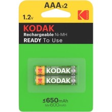 KODAK - BATTERIA RICARICABILE HR03 AAA 650mAh BLISTER*2