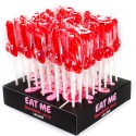 SECRETPLAY - DISPLAY ASSORTMENT PENIS LOLLIPOPS STRAWBERRY 40 UNITS