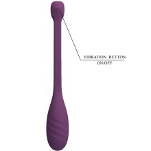 PRETTY LOVE - VIBRADOR CONTROLADO POR APLICATIVO LEVIATHAN ROXO