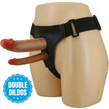 PRETTY LOVE - KEAVEN HARNESS BRIEFS DUPLO DILDO UNIVERSAL E