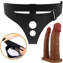 PRETTY LOVE - KEAVEN HARNESS BRIEFS DUPLO DILDO UNIVERSAL E