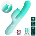 PRETTY LOVE - GIGI MULTIFUNKTIONS-RABBIT-VIBRATOR AQUAGRÜN