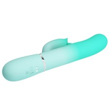 PRETTY LOVE - GIGI MULTIFUNKTIONS-RABBIT-VIBRATOR AQUAGRÜN