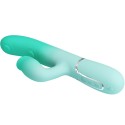 PRETTY LOVE - GIGI MULTIFUNKTIONS-RABBIT-VIBRATOR AQUAGRÜN