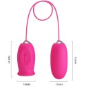 PRETTY LOVE - OVO VIBRADOR DAISY + LÍNGUA ESTIMULANTE DE
