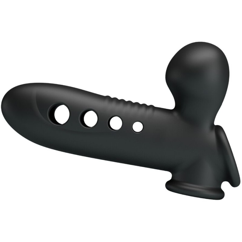 PRETTY LOVE - CRANE PENIS SLEEVE WITH AIRBAG BLACK