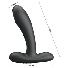 PRETTY LOVE - REMINGTON ANAL AND VAGINAL VIBRATING MASSAGER BLACK