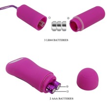 BAILE - THONG WITH VIBRATING BULLET AND CONTROL PURPLE