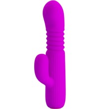 PRETTY LOVE - LEOPOLD VIBRATOR 4 VIBRATIONEN 4 STOSSMODI LILA