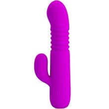 PRETTY LOVE - LEOPOLD VIBRATOR 4 VIBRATIONEN 4 STOSSMODI LILA