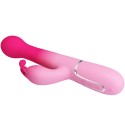 PRETTY LOVE - DEJON 3 IN 1 MULTIFUNCTION RABBIT VIBRATOR PINK