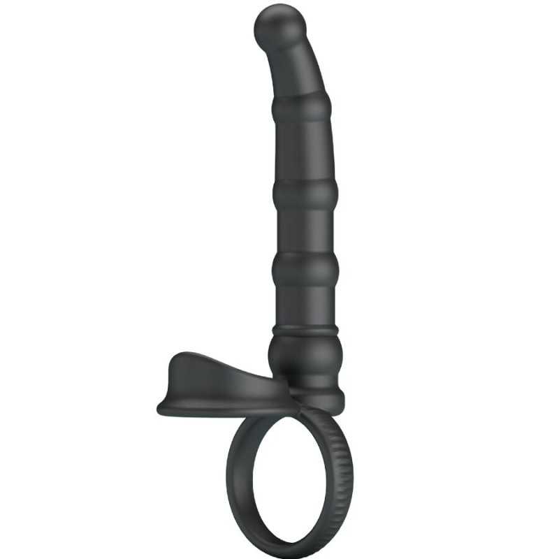 PRETTY LOVE - ANEL VIBRATÓRIO PARA PÊNIS TATUM COM PLUG 10