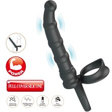 PRETTY LOVE - ANEL VIBRATÓRIO PARA PÊNIS TATUM COM PLUG 10