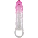 PRETTY LOVE - ODES REALISTIC 2 CM ENLARGEMENT SHEATH FOR PENIS PINK