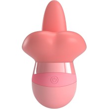 PRETTY LOVE - KYLEE TONGUE CLITORIS STIMULATOR 10 VIBRATIONS NUDE PINK