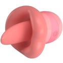 PRETTY LOVE - KYLEE TONGUE CLITORIS STIMULATOR 10 VIBRATIONS NUDE PINK