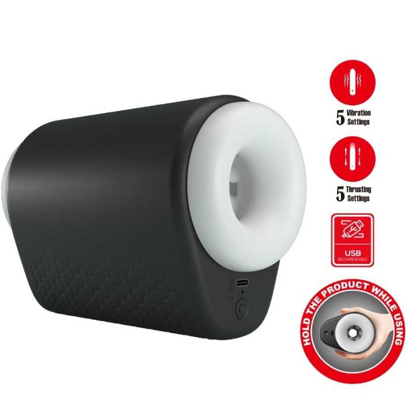 PRETTY LOVE - MASTURBATEUR POUR HOMME DJ GIRL AVEC VIBRATION 5