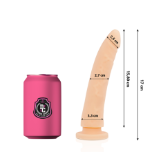 DELTA CLUB - TOYS DILDO NATÜRLICHES MEDIZINISCHES SILIKON 17 CM -O- 3 CM