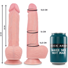 ROCKARMY - FLÜSSIGSILIKON PREMIUM HAWK REALISTISCH 22 CM -O-