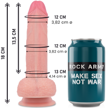 ROCKARMY - SILICONE LIQUIDE PREMIUM MUSTANG RÉALISTE 18 CM -O-