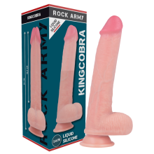 ROCKARMY - LIQUIDE SILICONE PREMIUM KINGCOBRA RÉALISTE 24 CM -O- 4.77 CM