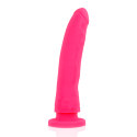 DELTA CLUB -TOYS DILDO MÉDICO ROSA SILICONE 20 CM -O- 4 CM