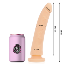 DELTA CLUB - TOYS NATÜRLICHER DILDO AUS MEDIZINISCHEM SILIKON 23 CM -O- 4.5 CM