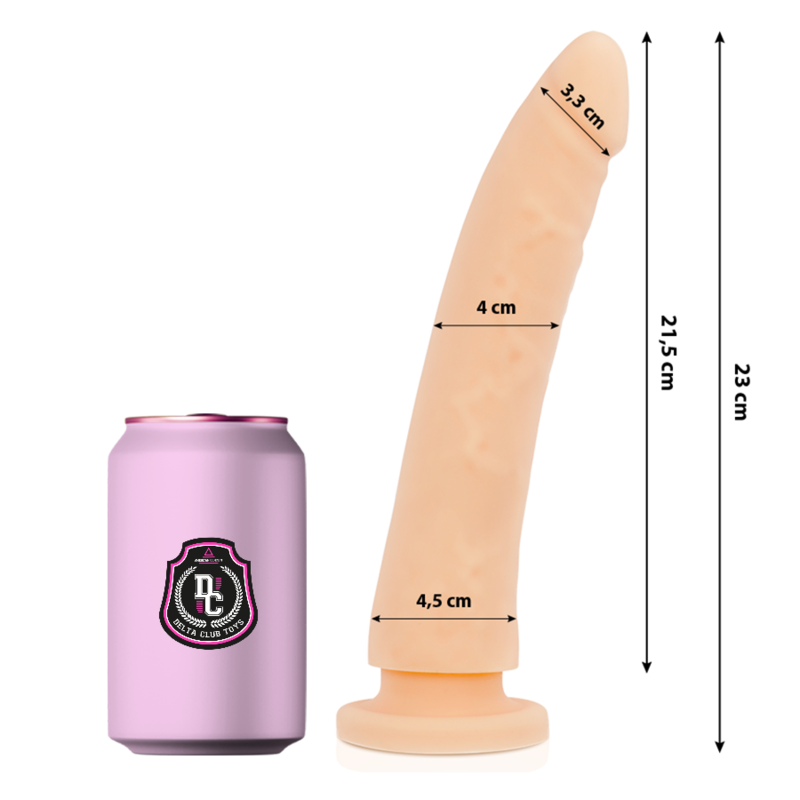 DELTA CLUB - TOYS NATÜRLICHER DILDO AUS MEDIZINISCHEM SILIKON
