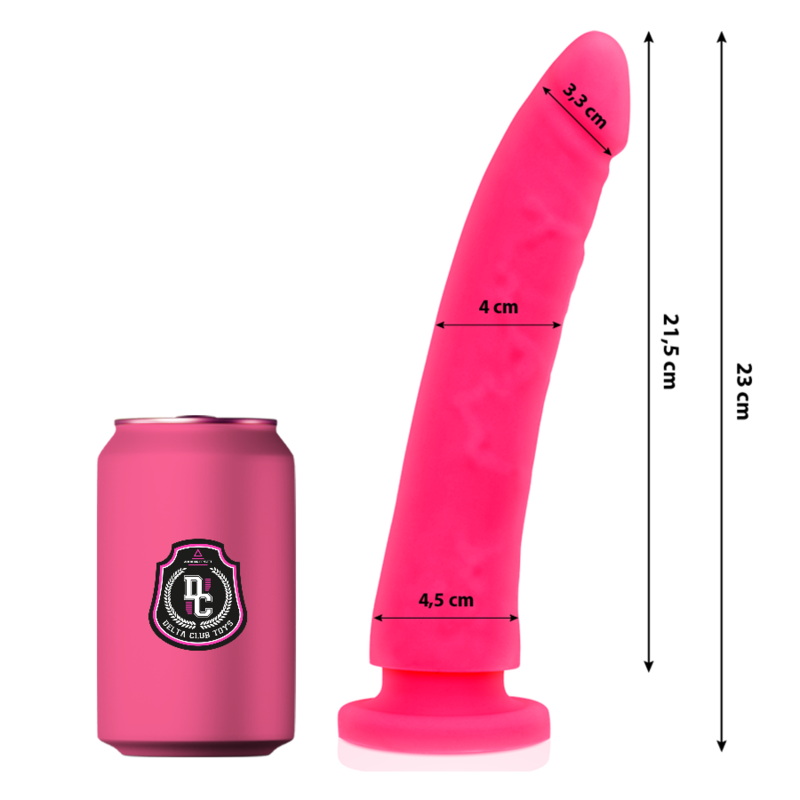 DELTA CLUB - TOYS GODE MÉDICAL ROSE EN SILICONE 23 CM -O- 4.5 CM DELTA CLUB - TOYS GODE MÉDICAL ROSE EN SILICONE 23 CM -O- 4.5 CM