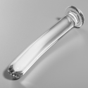 NEBULA SERIES BY IBIZA - MODELO 8 DILDO VIDRO BOROSILICADO 14,5 X 2 CM TRANSPARENTE