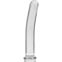 NEBULA SERIES BY IBIZA - MODEL 8 DILDO BOROSILICATE GLASS 14.5 X 2 CM CLEAR