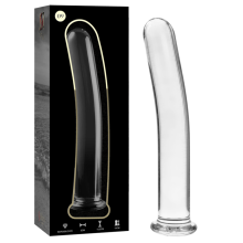 NEBULA SERIES BY IBIZA - MODEL 9 DILDO BOROSILICATE GLASS 15.5 X 2.5 CM CLEAR