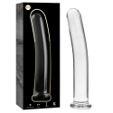 NEBULA SERIES BY IBIZA - MODEL 9 DILDO BOROSILICATE GLASS 15.5 X 2.5 CM CLEAR