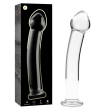 NEBULA SERIES BY IBIZA - MODEL 11 DILDO BOROSILICATE GLASS 16 X 3 CM CLEAR