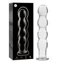 NEBULA SERIES BY IBIZA - MODEL 10 DILDO BOROSILICATE GLASS 16.5 X 3.5 CM CLEAR