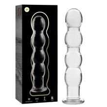 NEBULA SERIES BY IBIZA - MODELL 10 DILDO BOROSILIKATGLAS 16,5 X 3,5 CM KLAR