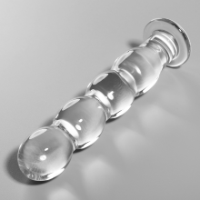 NEBULA SERIES BY IBIZA - MODEL 10 DILDO BOROSILICATE GLASS 16.5 X 3.5 CM CLEAR