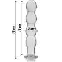 NEBULA SERIES BY IBIZA - MODÈLE 10 GODE EN VERRE BOROSILICATE