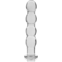 NEBULA SERIES BY IBIZA - MODEL 10 DILDO BOROSILICATE GLASS 16.5 X 3.5 CM CLEAR