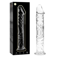 NEBULA SERIES BY IBIZA - MODELL 12 DILDO BOROSILIKATGLAS 17 X 3,5 CM KLAR