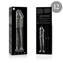 NEBULA SERIES BY IBIZA - MODÈLE 12 GODE EN VERRE BOROSILICATE