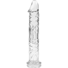 NEBULA SERIES BY IBIZA - MODELL 12 DILDO BOROSILIKATGLAS 17 X 3,5 CM KLAR