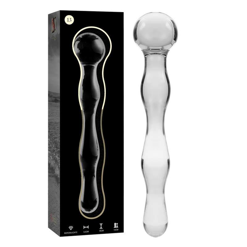 NEBULA SERIES BY IBIZA - MODÈLE 13 GODE EN VERRE BOROSILICATE