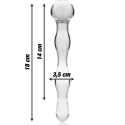 NEBULA SERIES BY IBIZA - MODÈLE 13 GODE EN VERRE BOROSILICATE