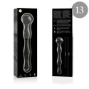 NEBULA SERIES BY IBIZA - MODEL 13 DILDO BOROSILICATE GLASS 18 X 3.5 CM CLEAR