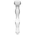 NEBULA SERIES BY IBIZA - MODEL 13 DILDO BOROSILICATE GLASS 18 X 3.5 CM CLEAR